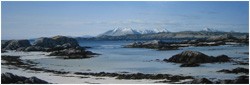 Cuillins of Skye from Arisaig